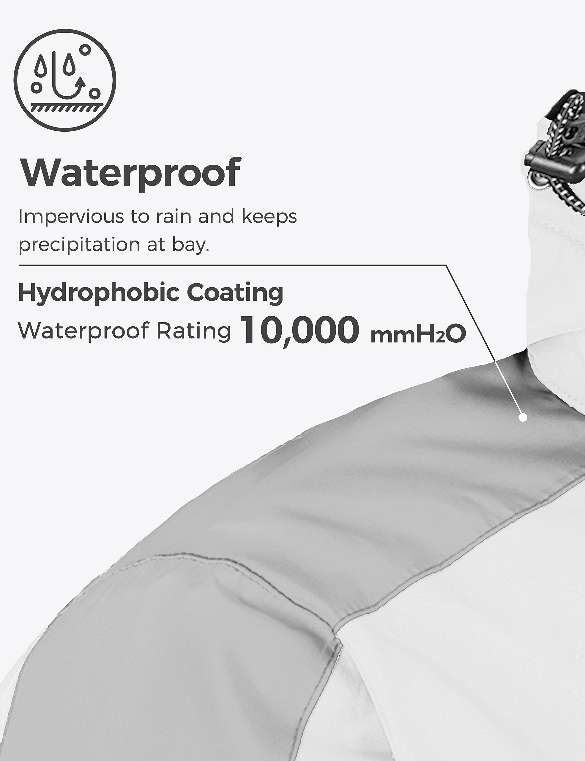 Wantdo Chaqueta de Esquí Montaña Impermeable Chaqueta Cálida Aislada con Vellón Parka con Capucha de Nieve Invierno Abrigo para Exteriores Snowboard para Hombre
