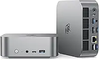 Beelink Mini PC SER9 AMD Ryzen 7 H 255 (8C/16T, até 4,9GHz), 32GB LPDDR5-6400MT/s 1TB PCle4.0 SSD, Radeon 780M Graphics, USB4.0/Triple Display/WiFi6/BT5.2/2.5Gbps LAN Mini computador