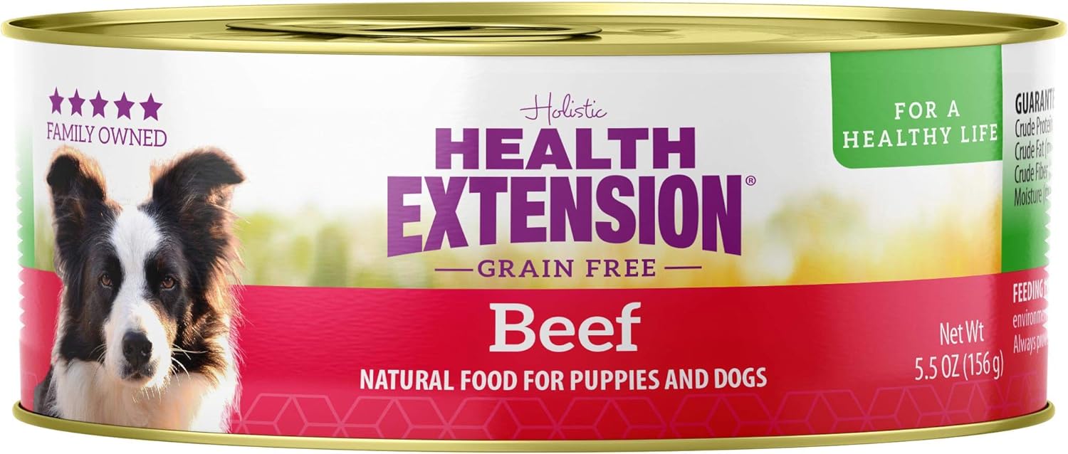 Health Extension Wet Dog Food, Gluten and GrainFree, Healthy Natural