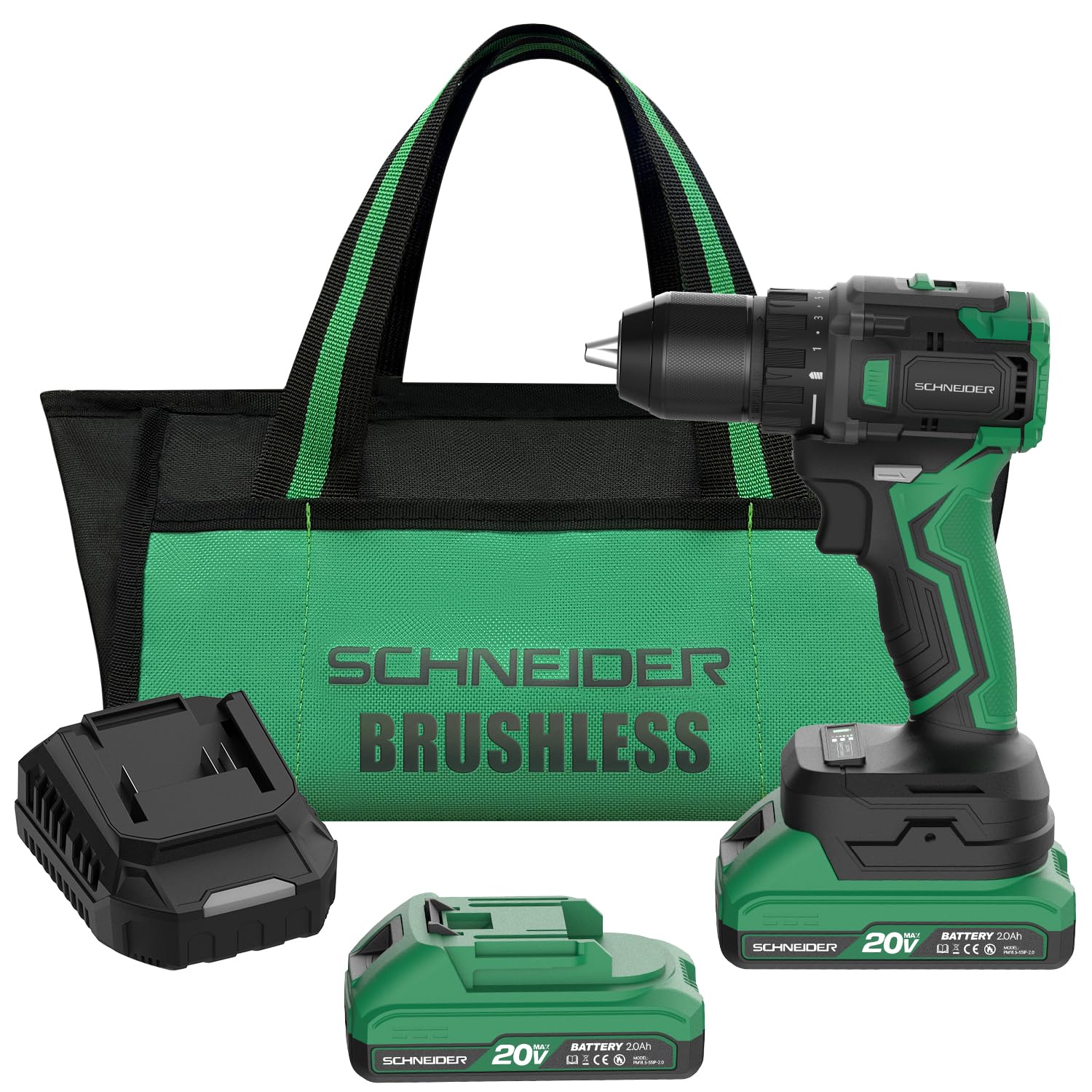 Schneider 20V MAX Cordless Drill Driver