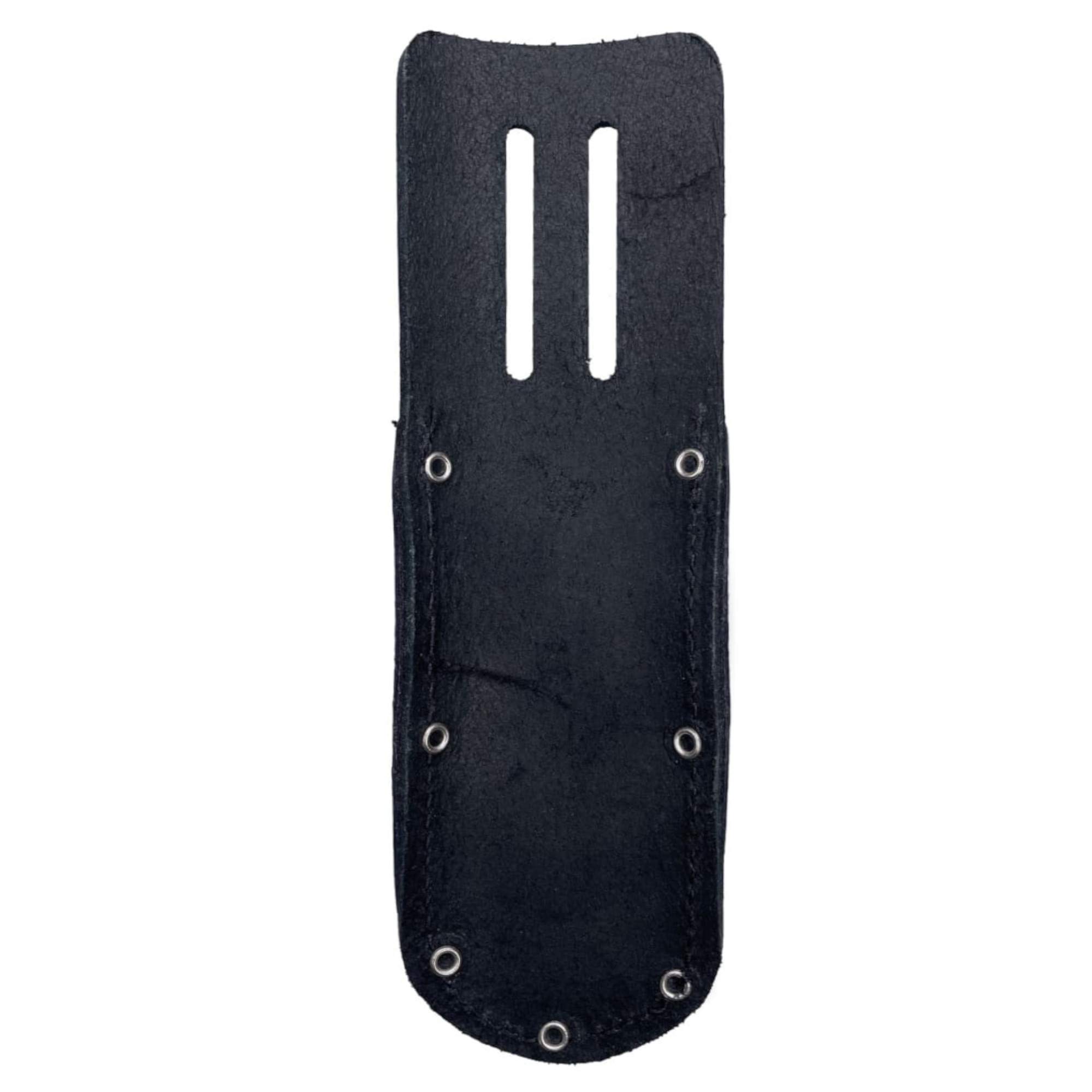 Messertasche Leder schwarz