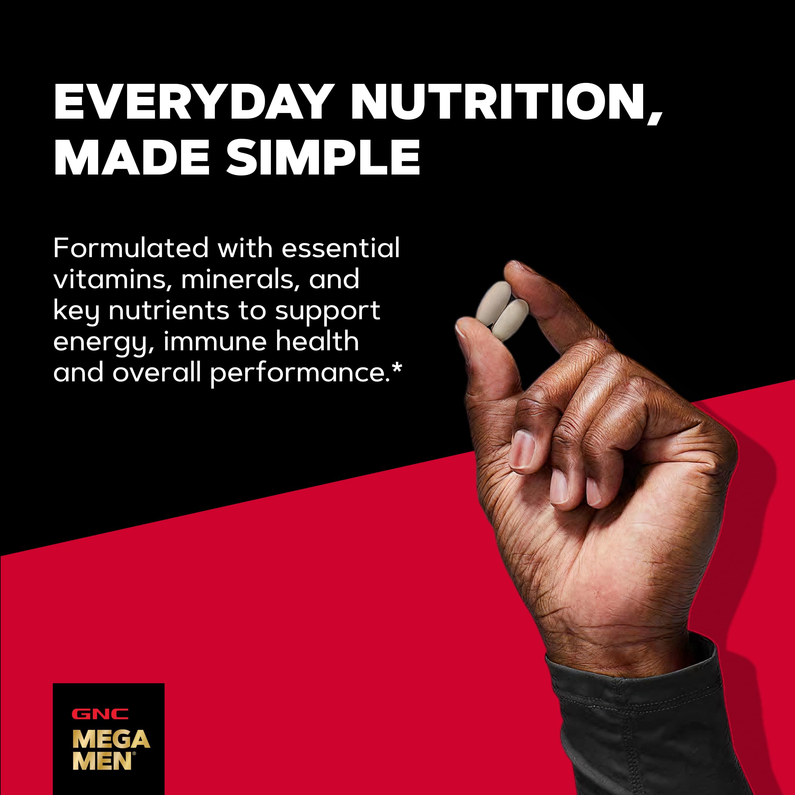 GNC Mega Men Sport Multivitamin, Performance & Muscle Function, 90 Count — Amazon image 4