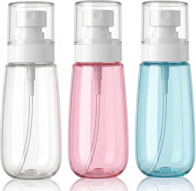 Frascos spray recarregáveis GIVITASOT 100 mL, pacote com 3