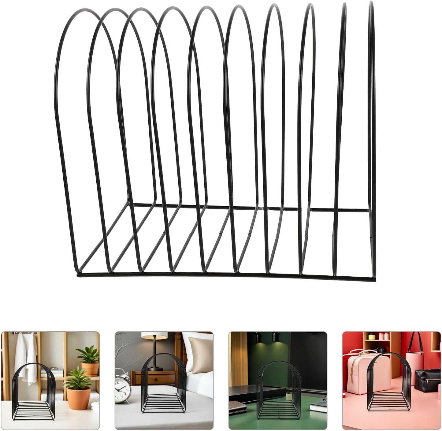 2pcs Woolen Hat Rack Organizer 26x17x23cm Iron Wire Beanie Cap Display Stand for Closet Winter Hat Storage and Tabletop Holder