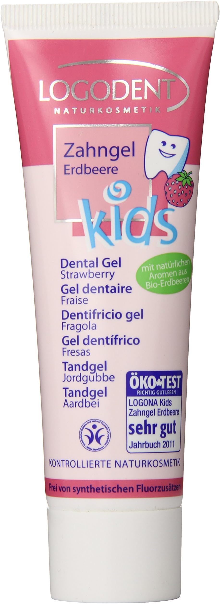 Lagona Kids Dental Gel, Strawberry, 1.69 Ounce