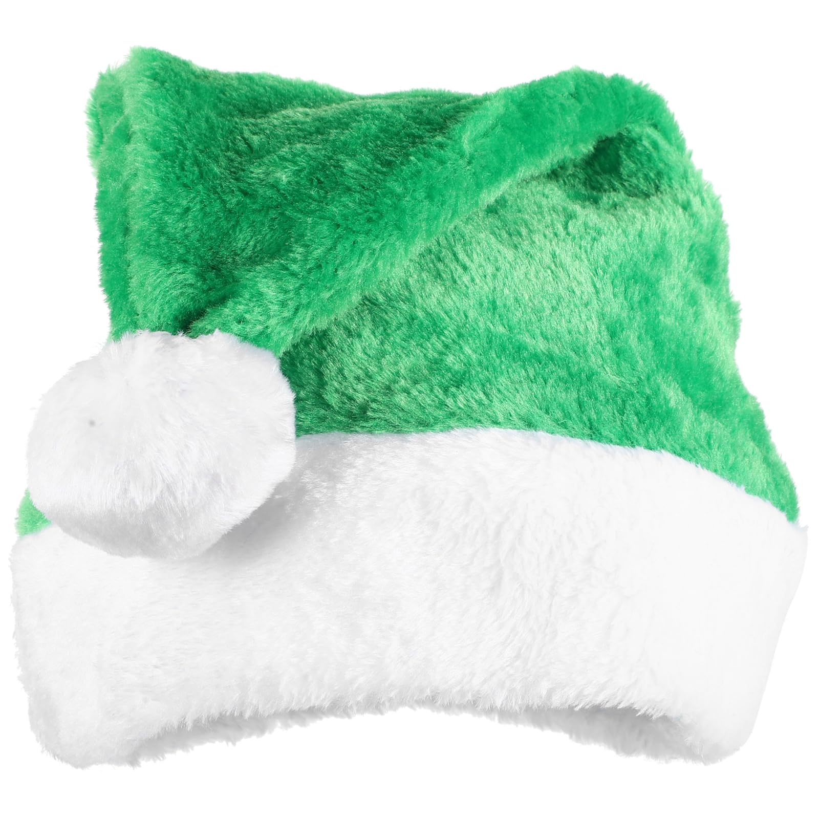 Alipis Bonnet de Noël Peluche Bonnet de Père Noël pour Fête Accessoire Déguisement
