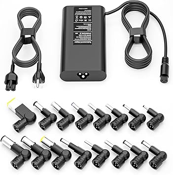 90w العالمي شاحن الكمبيوتر المحمول