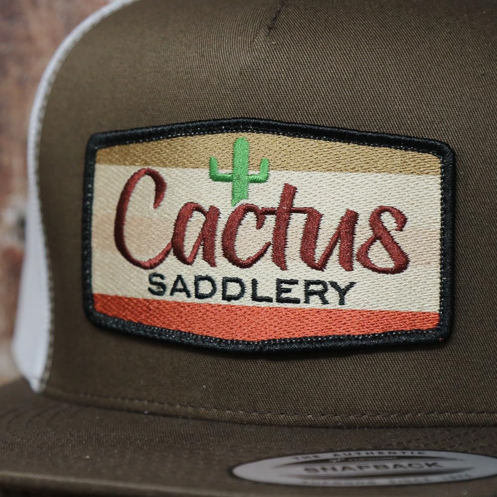 Red Dirt Hat Company Cactus Saddlery Adjustable Snapback Hat - Image 5