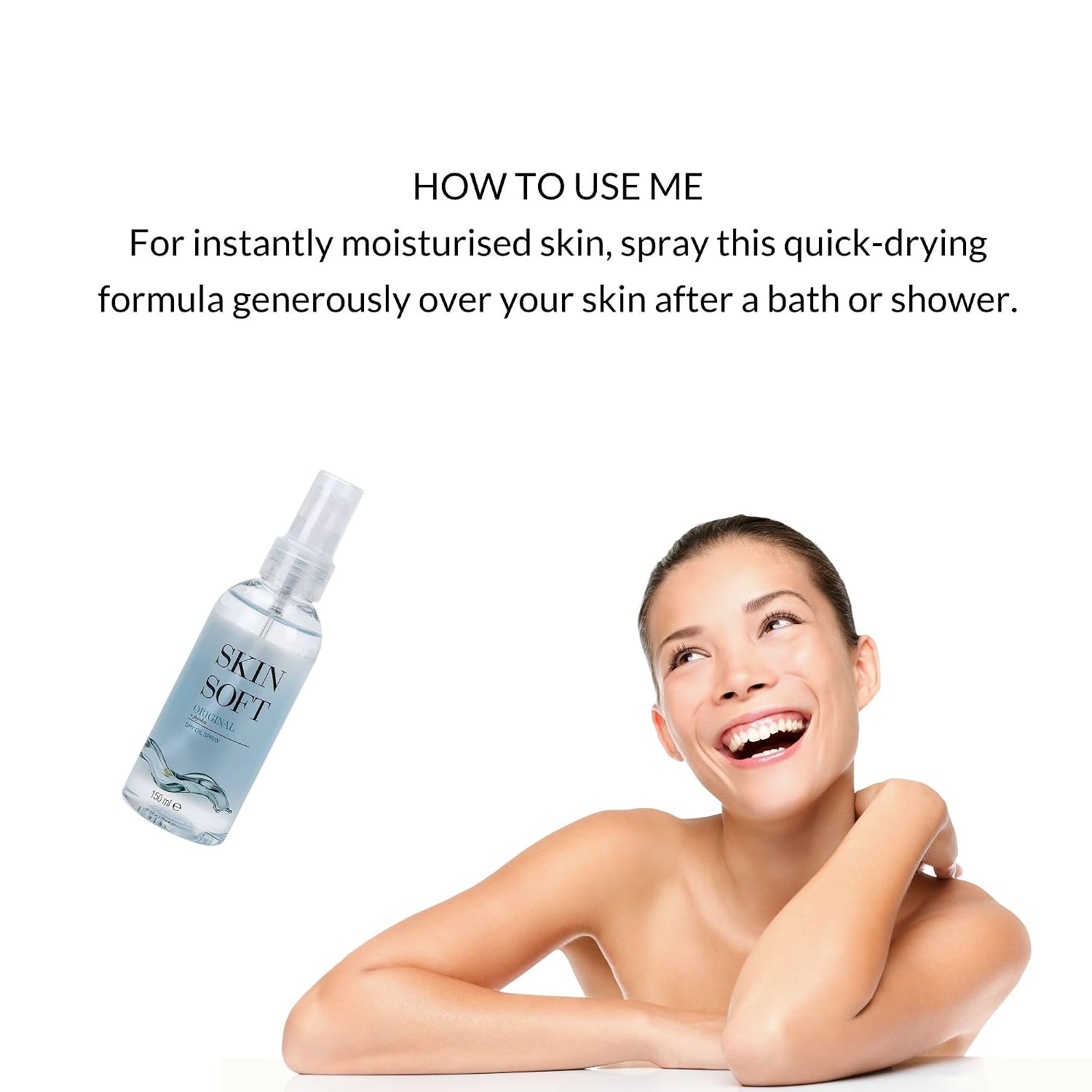Skin Soft Original Jojoba Dry Oil Spray - 5.28 Fl.oz, Body Oil After Shower, Pack of 2 (10.56 Fl.oz)