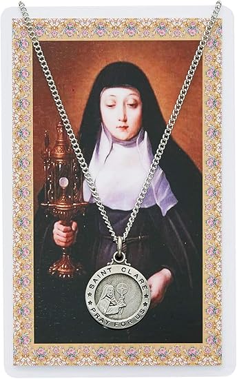 Amazon.com : St. Clare Prayer Card Set (PSD600CL) : Greeting Cards ...