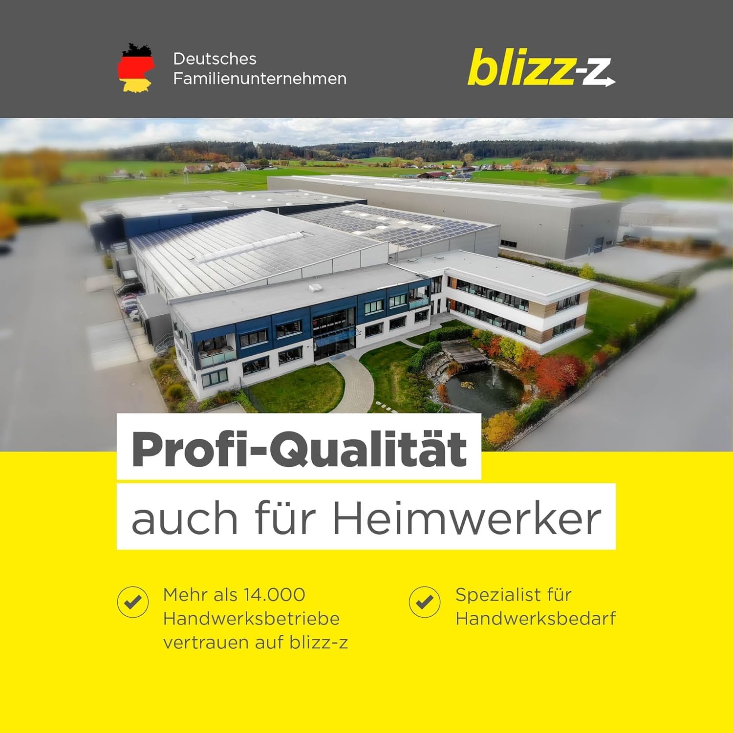 blizz-z Bodenschutzplatte Easy Maße: 118 x 84 cm x 32 mm (4 Stück) | bis 20 Tonnen Last bei tragfähigem Untergrund | aus PVC | für Baustellen, Lagerflächen, Events, Stallungen | Made in EU