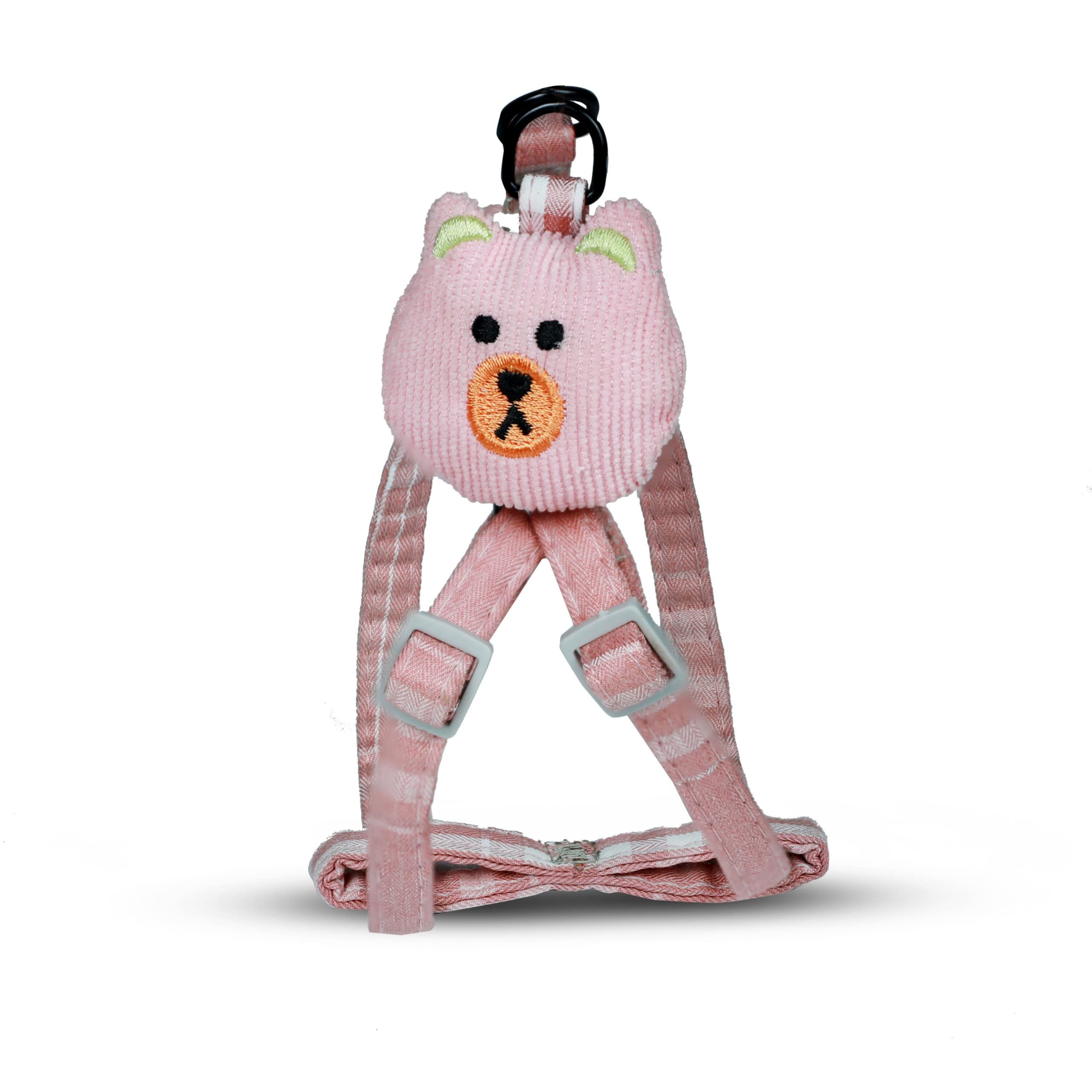 Foodie Puppies Durable Breathable Safe Strong Matching Cotton Adjustable Harness and Leash Set for Kittens and Cats (Color May Vary) 3