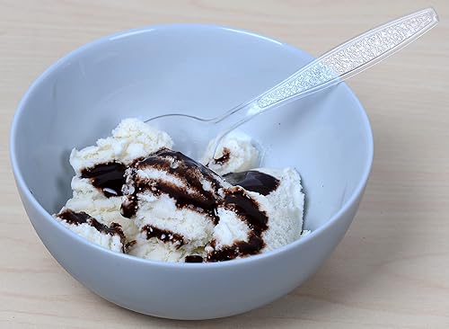 Miniatura 4 de Daxwell Cucharas de plástico, poliestireno pesado estándar, transparente, A10000864 (caja de 1,000)