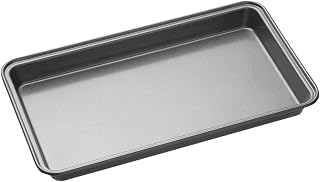 MasterClass Brownie Pan with PTFE, PFOA and BPA Free Non Stick Coating, Robust 1 mm Thick Carbon Steel, 34 x 20 cm Rectangular Baking Sheet