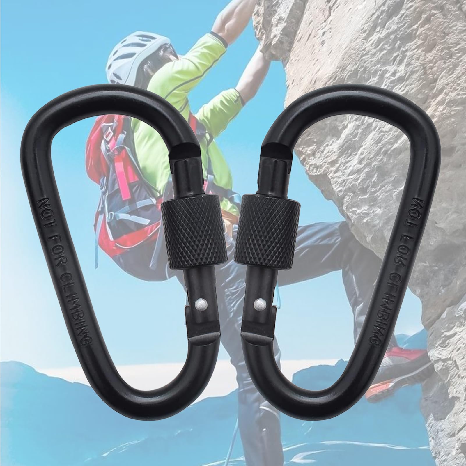 Mousquetons Colorés Porte Clés Lot De 12 Mousquetons Aluminium 3