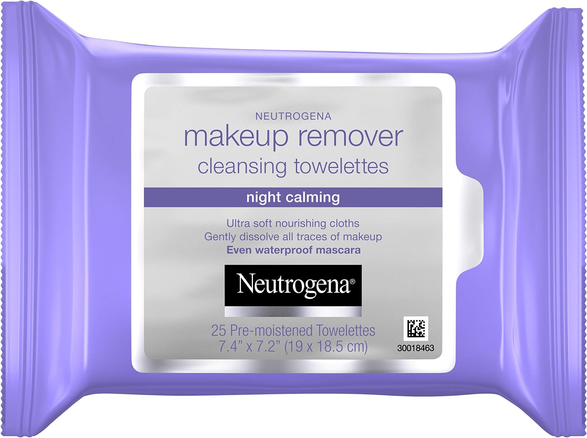 Neutrogena Makeup Remover Cleansing Towelettes Night Calming, 25 Count, 3pk