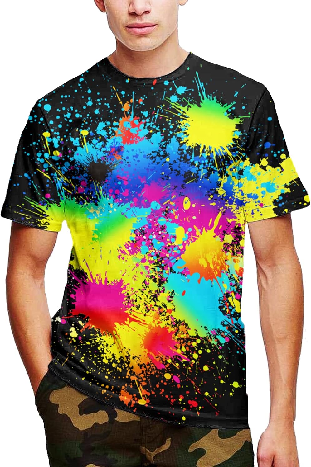 Hgvoetty Unisex Stylish 3D Printed Shirts Short Sleeve Graphic T-Shirts Tops Tees for Men and Women - Image 2