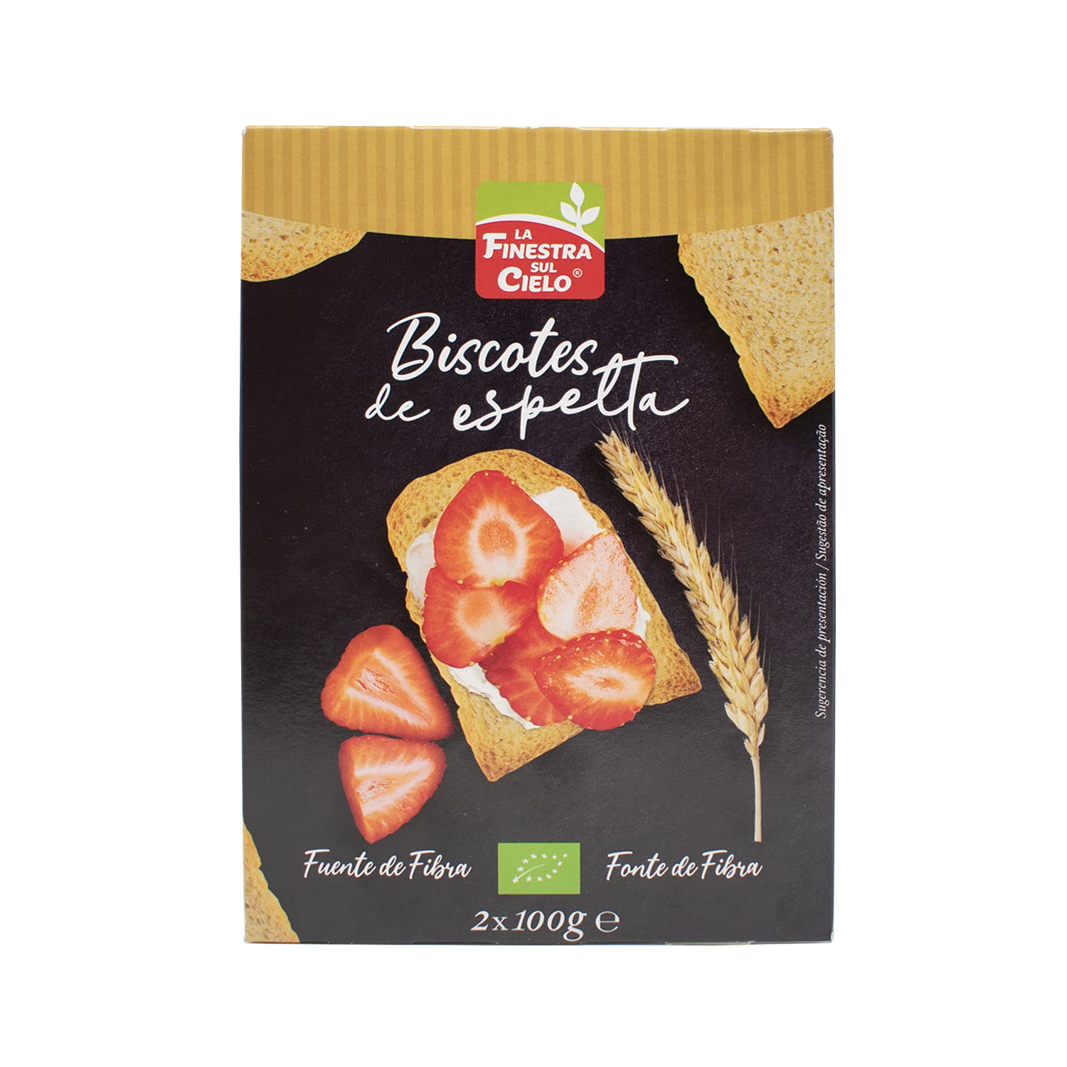Biscotes de Espelta Bio 200g La Finestra sul Cielo