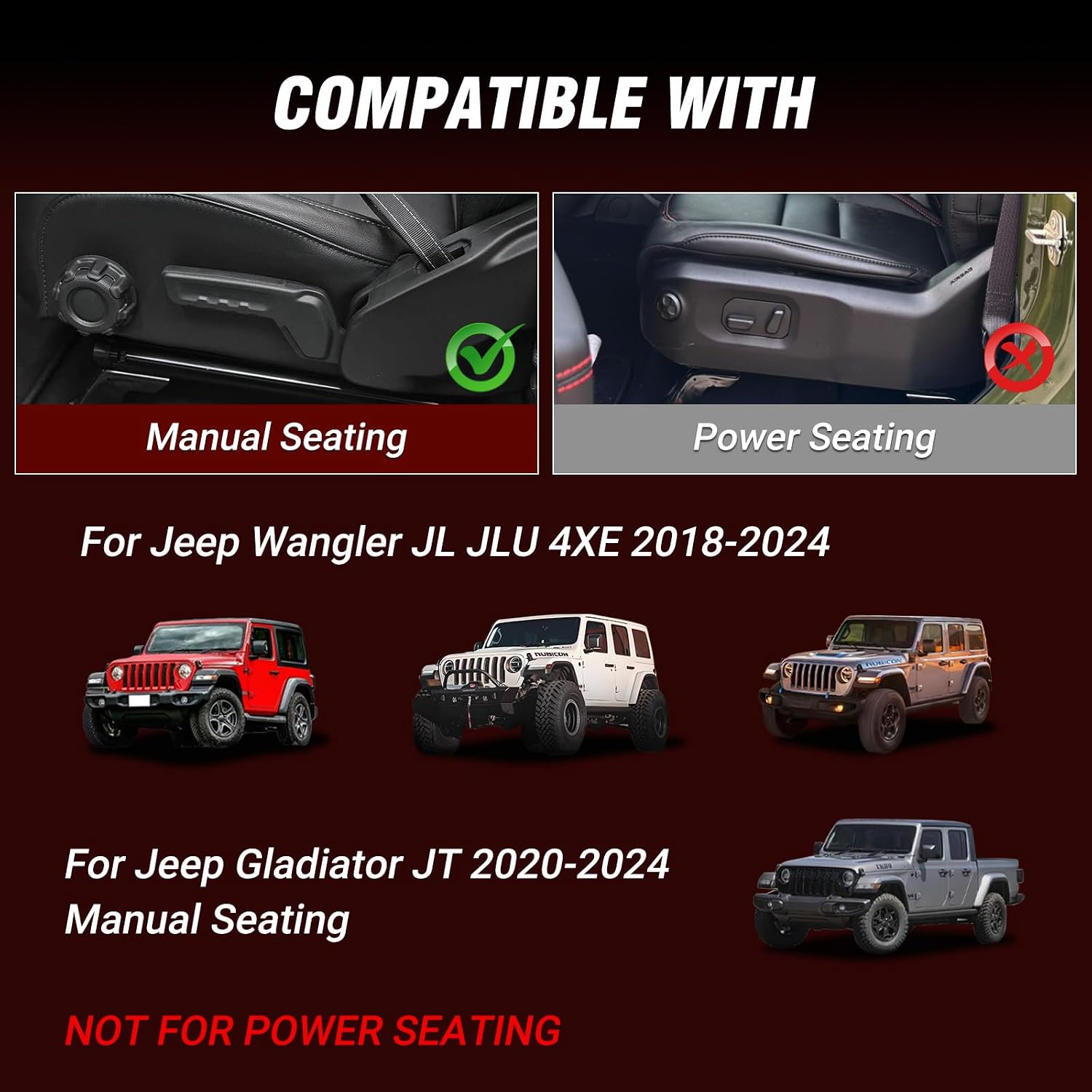 Metal Front Door Pocket Storage Box, Door Side Insert Organizer Compatible with Jeep Wrangler JL JLU 4XE 2018-2025 & Gladiator JT 2020-2025 Interior Door Storage Expansion Accessories 2PCS