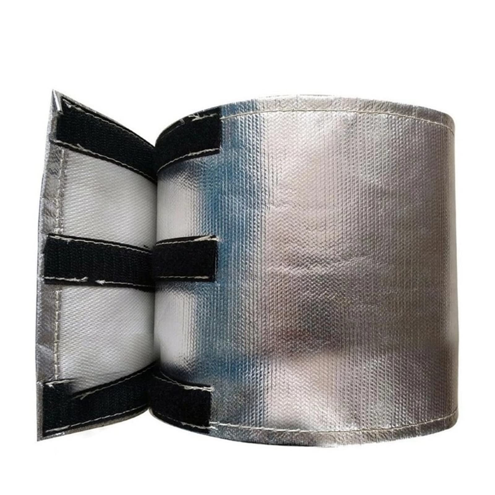 SBAMET Bouclier de Boucle de Plaque d'isolation Thermique de démarreur de Voiture Universel enveloppe de Protection Thermique en Aluminium