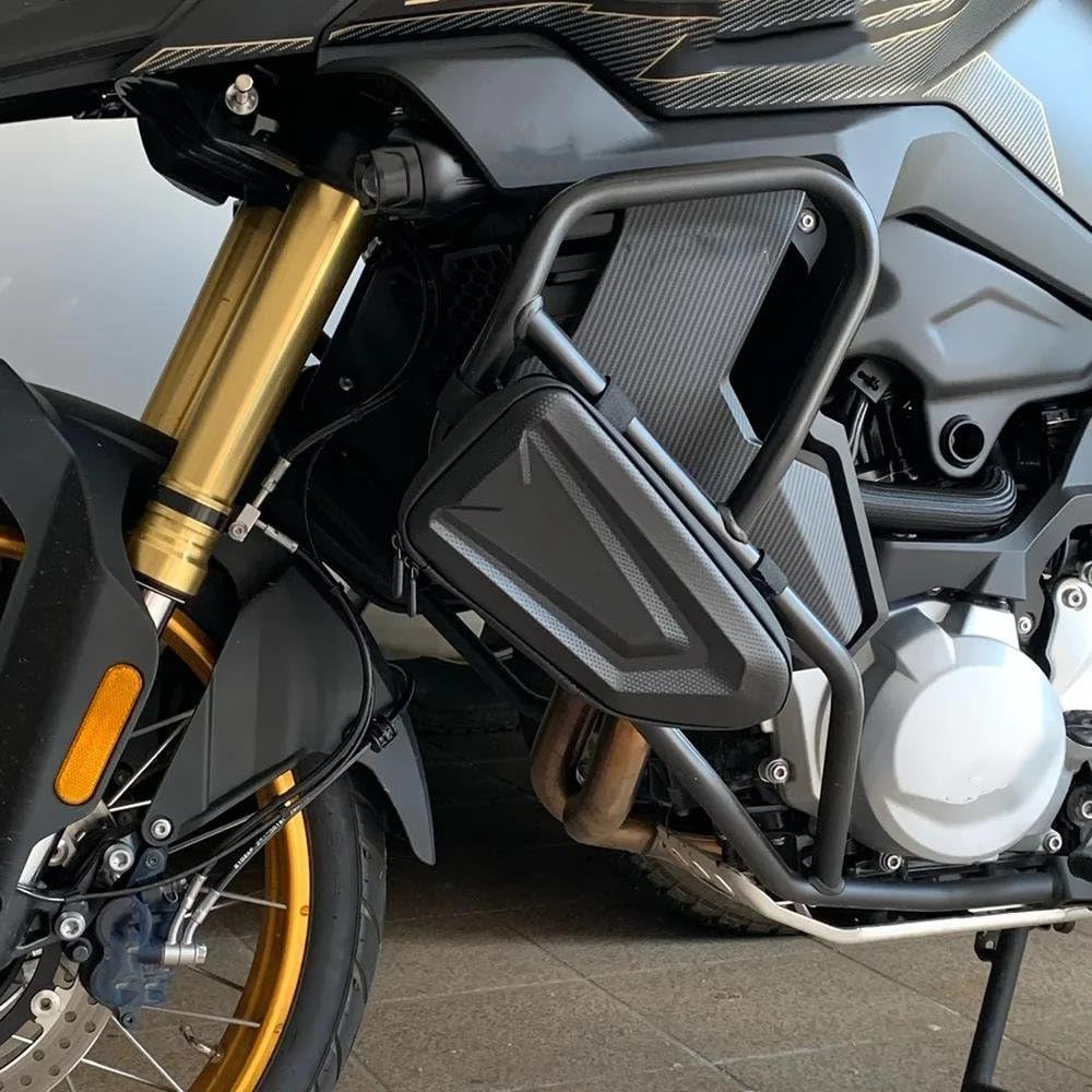Alforja de Motocicleta Accesorios para VOGE DS900X 900 DSX Bolsas Laterales para Herramientas Marco Parachoques Varilla Bolsa Almacenamiento Impermeable(Un par)
