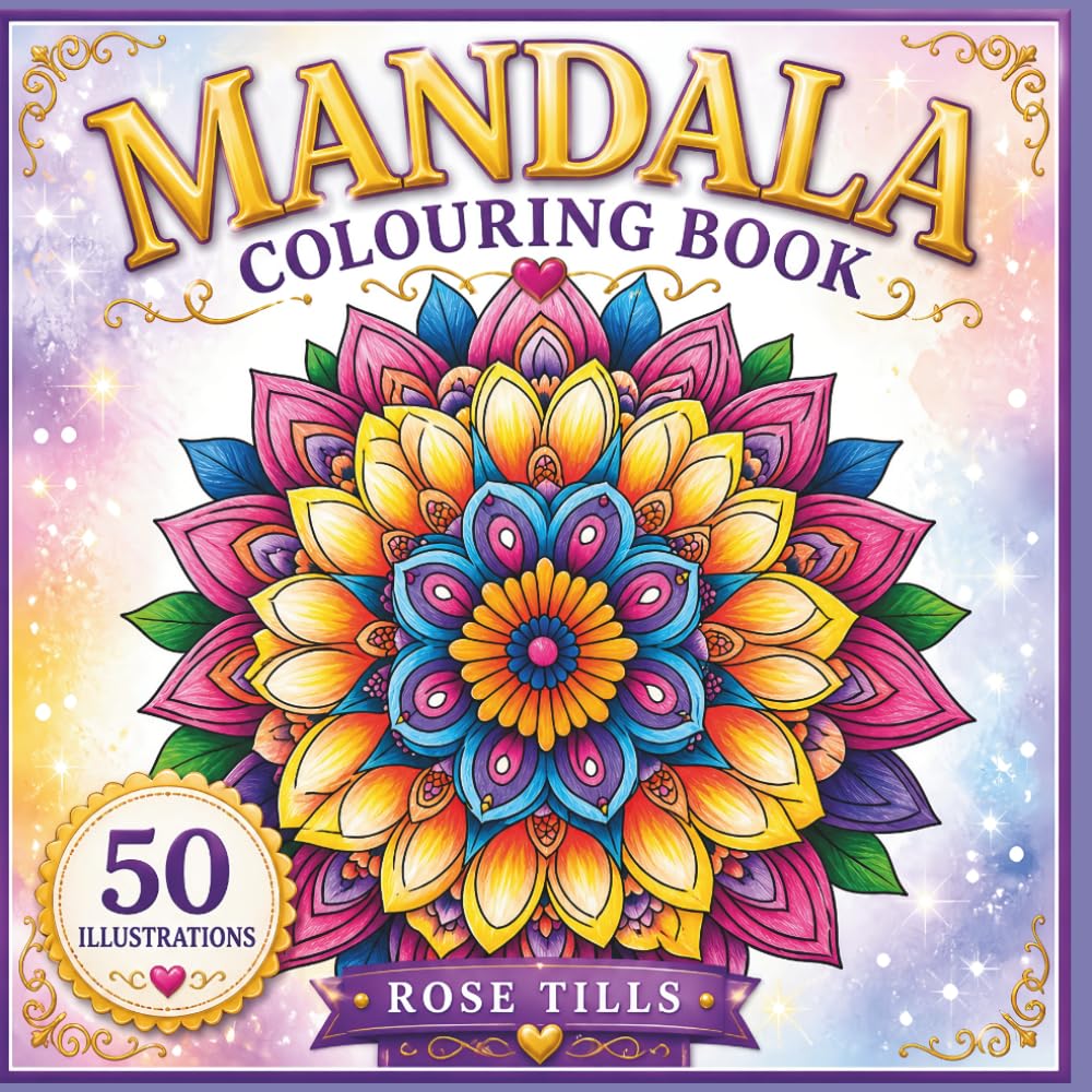 Mandala Colouring Book: 50 Original Mandala Patterns and designs for a fun and relaxing colouring experience.