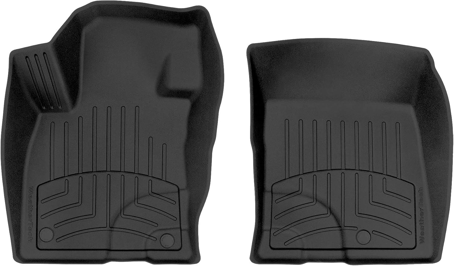 WeatherTech FloorLiner HP Custom Fit Floor Mats for Hyundai Santa Fe 1st Row (4416561IM), Black