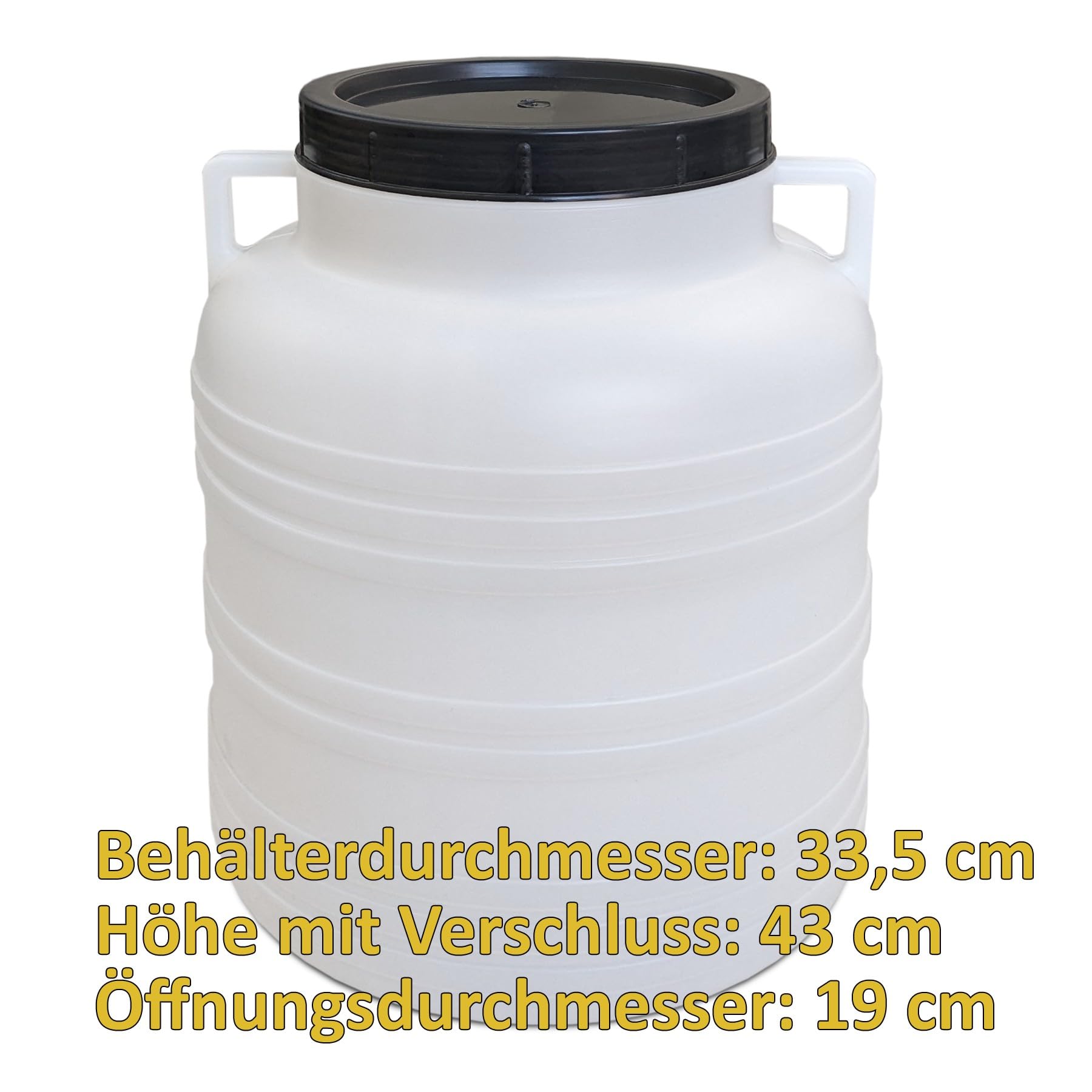 Lot De 2 Fûts 30 Litres Avec Couvercle Plasteo - Usage Alimentaire, Hermétique, Empilable