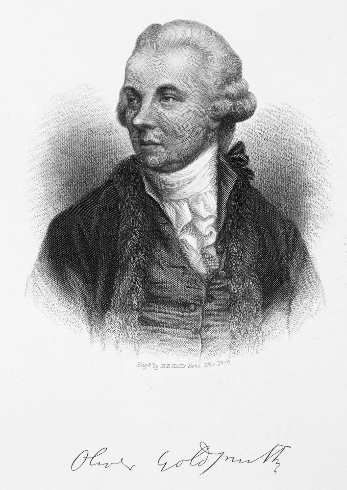 Amazon.com: Oliver Goldsmith N(1728-1774) Anglo-Irish Writer Line