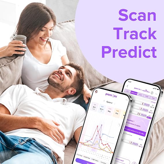 Premom Quantitative Ovulation Test Strips: 5X Pregnancy Rate Found* Use App