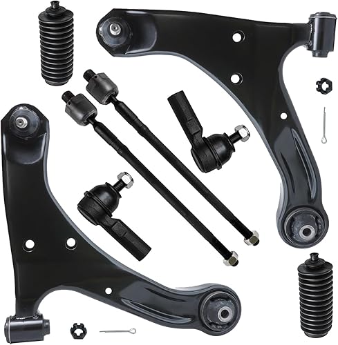 Miniatura 85 de Detroit Axle - Kit de suspensión delantera de 8 piezas para Toyota Sienna 2004-2010, brazos de control inferiores con rótulas interiores exteriores