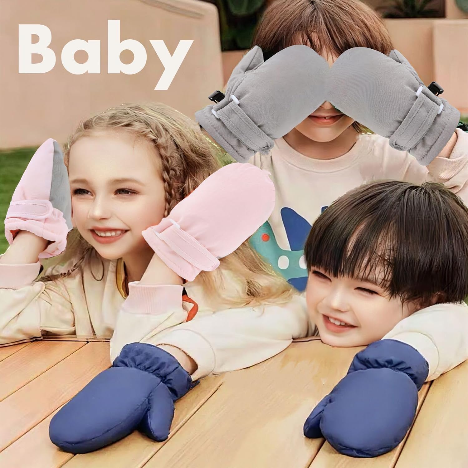 Toddler Winter Gloves Waterproof Baby Boys Mittens Fleece Girls Snow Gloves for Infant Kids Unisex Ski 6M-5T - Image 5