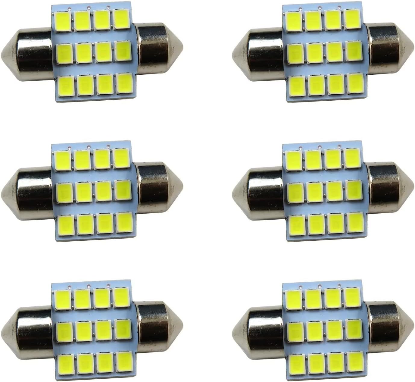 20 Piece LED Bulb Kit Dome Trunk License 20-Piece 6500K LED Interior Light Kit For Cars - Includes Dome, Map, Trunk & License Plate Bulbs Car & Truck License Plate Light Assemblies - Foto 7