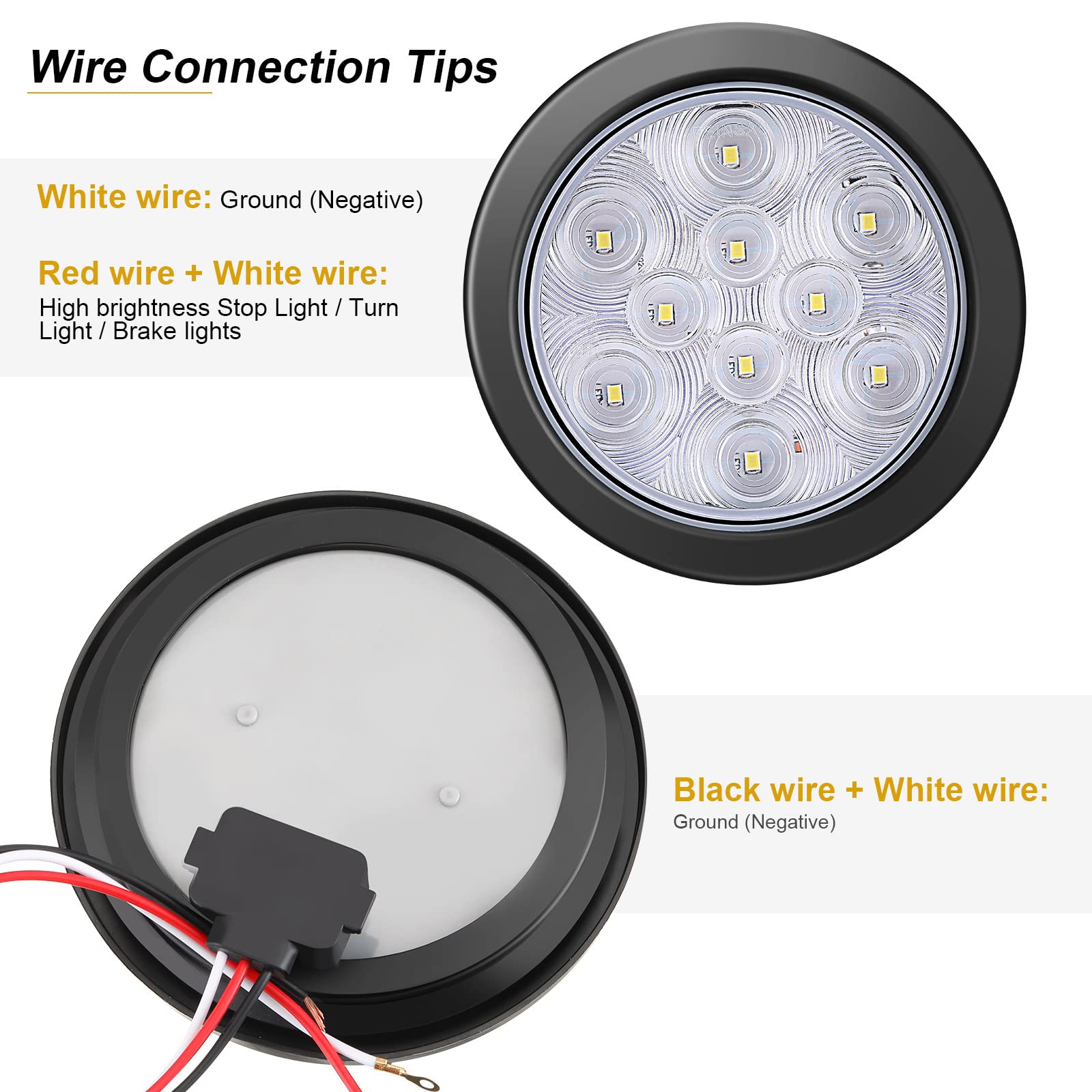 Ilumina Tu Camino: 24v Led Trasero Combinación Camión Remolque Luz De Cola Para Jav Galope Camión De Alto Rendimiento Para Camiones