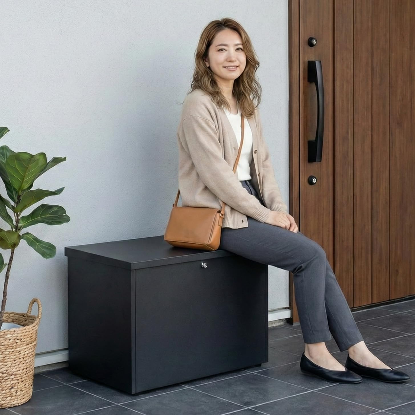 Amazon.co.jp: 宅配ボックス ベンチ型宅配ボックス ベンチ BN570