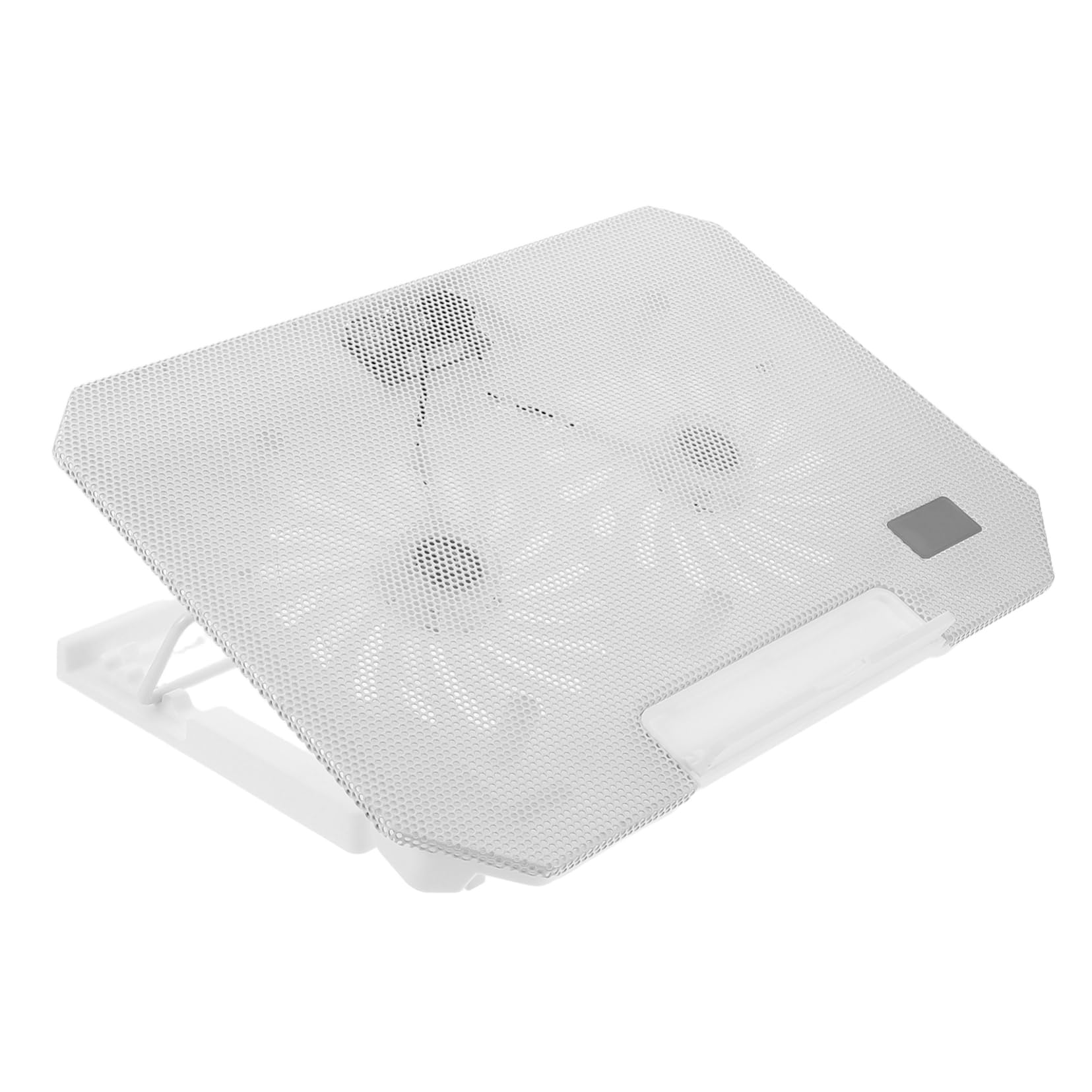 staffa di raffreddamento del computer dispositivo di raffreddamento portatile regolabile staffa di raffreddamento per laptop cuscinetto di raffreddamento regolabile plastica bianca