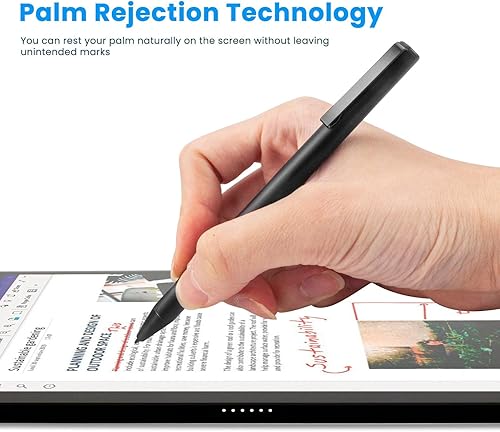 Miniatura 4 de BoxWave Lápiz óptico compatible con HP Pavilion x360 Convertible 2 en 1 (11.6 pulgadas), ActiveStudio Active Stylus 2019, lápiz digital electrónico