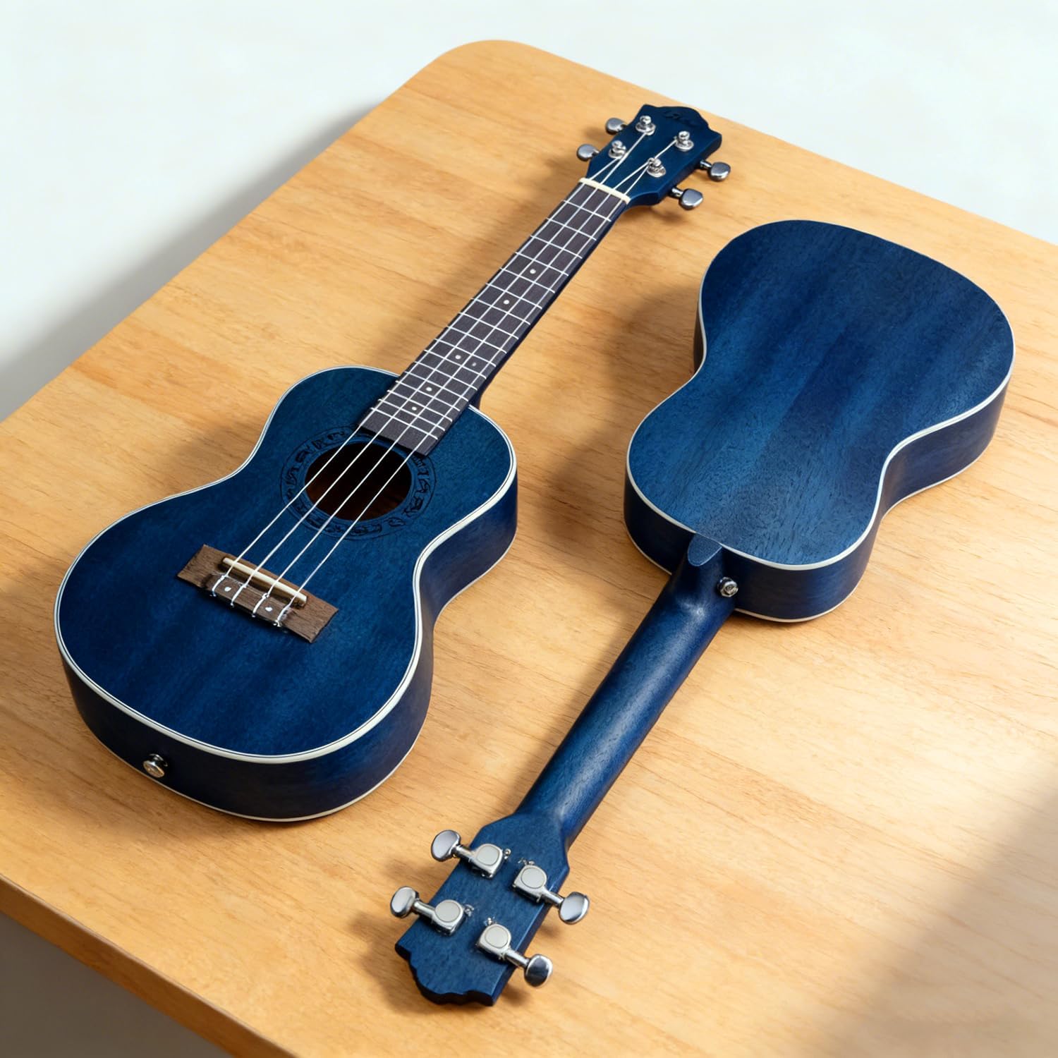 Ranch Tenor Ukulele 26 Inch Professional Wooden Ukelele with Online 12 Lessons, Gig Bag and Rechargeable Tuner - Starry Blue