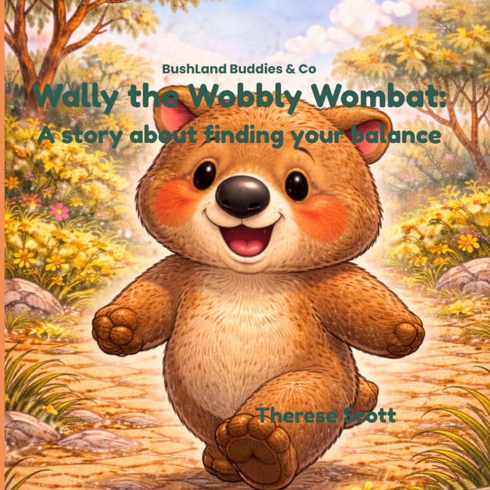 Wally the Wobbly Wombat: A Fun Story About Trying Again (Bushland Buddies & Co)