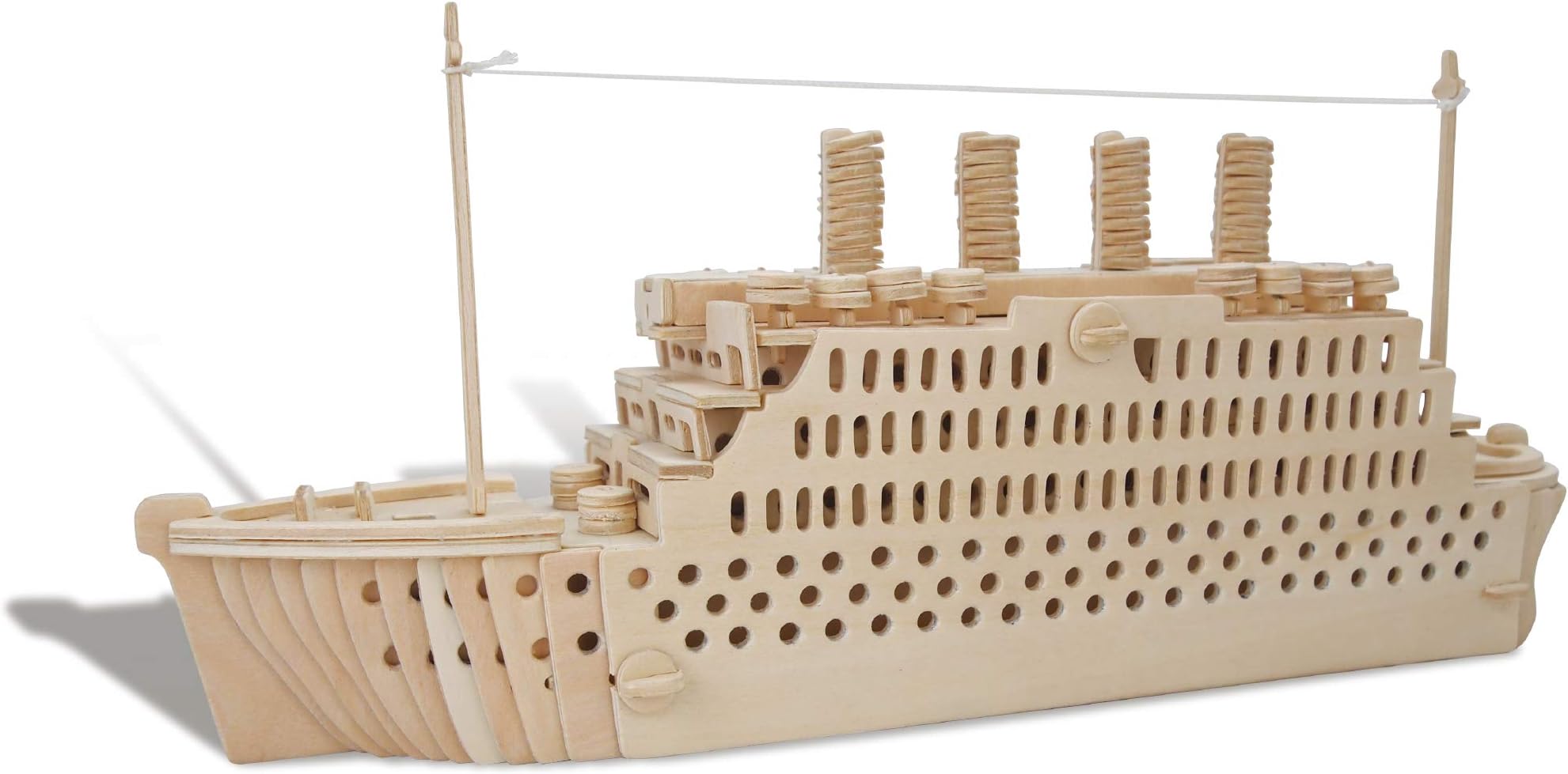 Puzzled, Inc. 3D Natural Wood Puzzle - Titanic