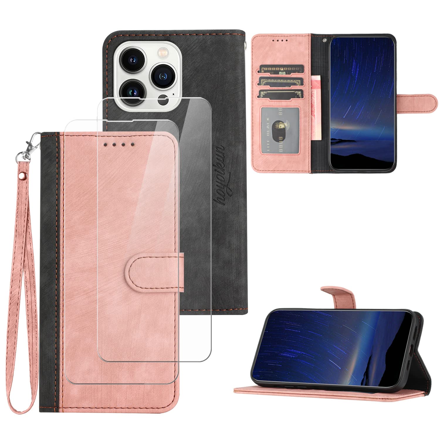 CADORABO Custodia In Design Flip Realizzato In Similpelle Testurizzata CUSTODIA Per P20 PRO / P20 PLUS, Lilla - Foto 7