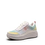 Women Chunky City Tweed Comfortable Casual Platform Fashion Sneaker