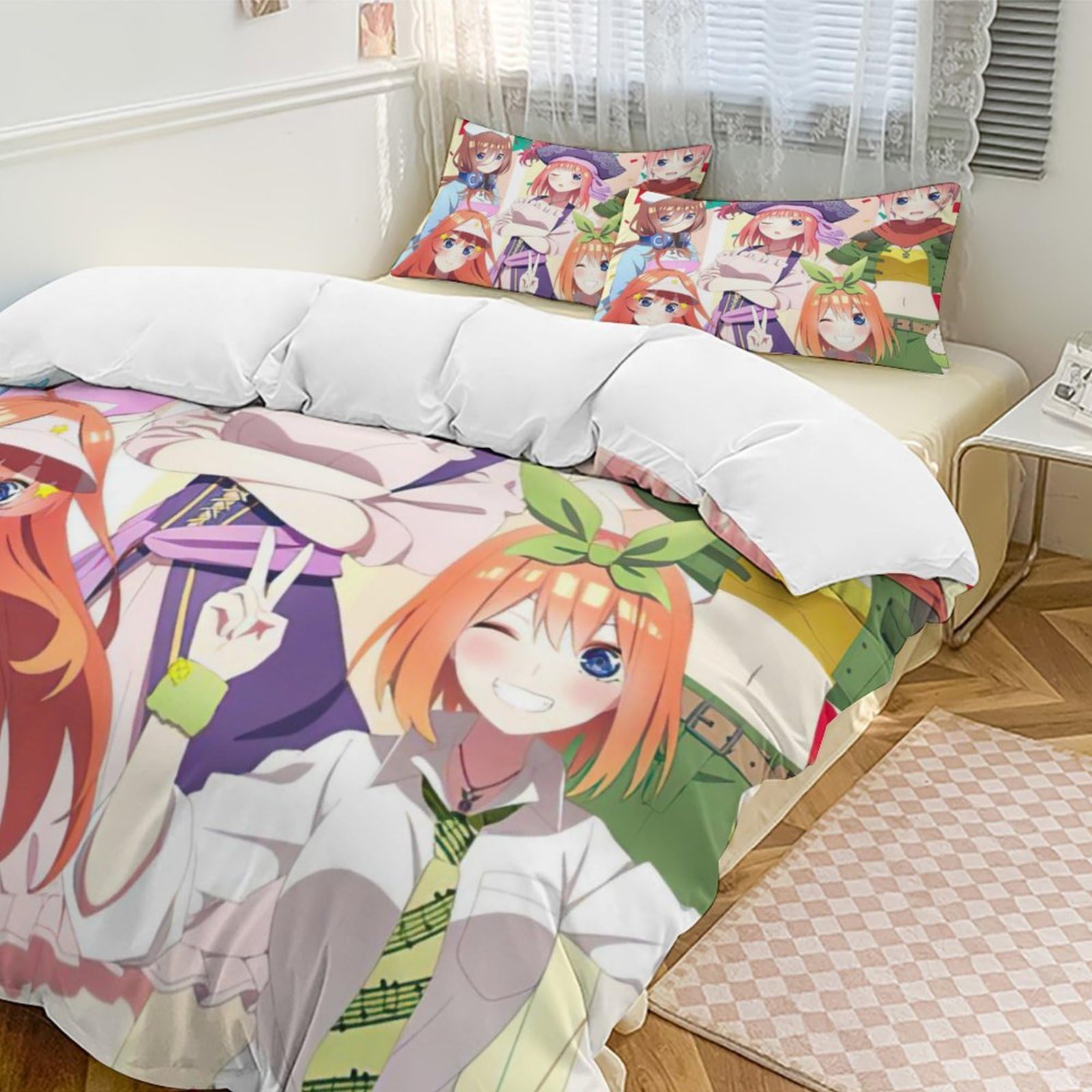Amazon｜五等分の花嫁 寝具3点セット 布団カバー シングル 寝具カバー