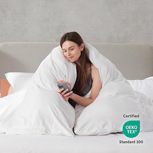 Miniatura 3 de Ropa de cama funda nórdica Nestl, protege y cubre sus conforteredredón, 100% microfibra de lujo super suave, 3piezas juego de funda nórdica incluye