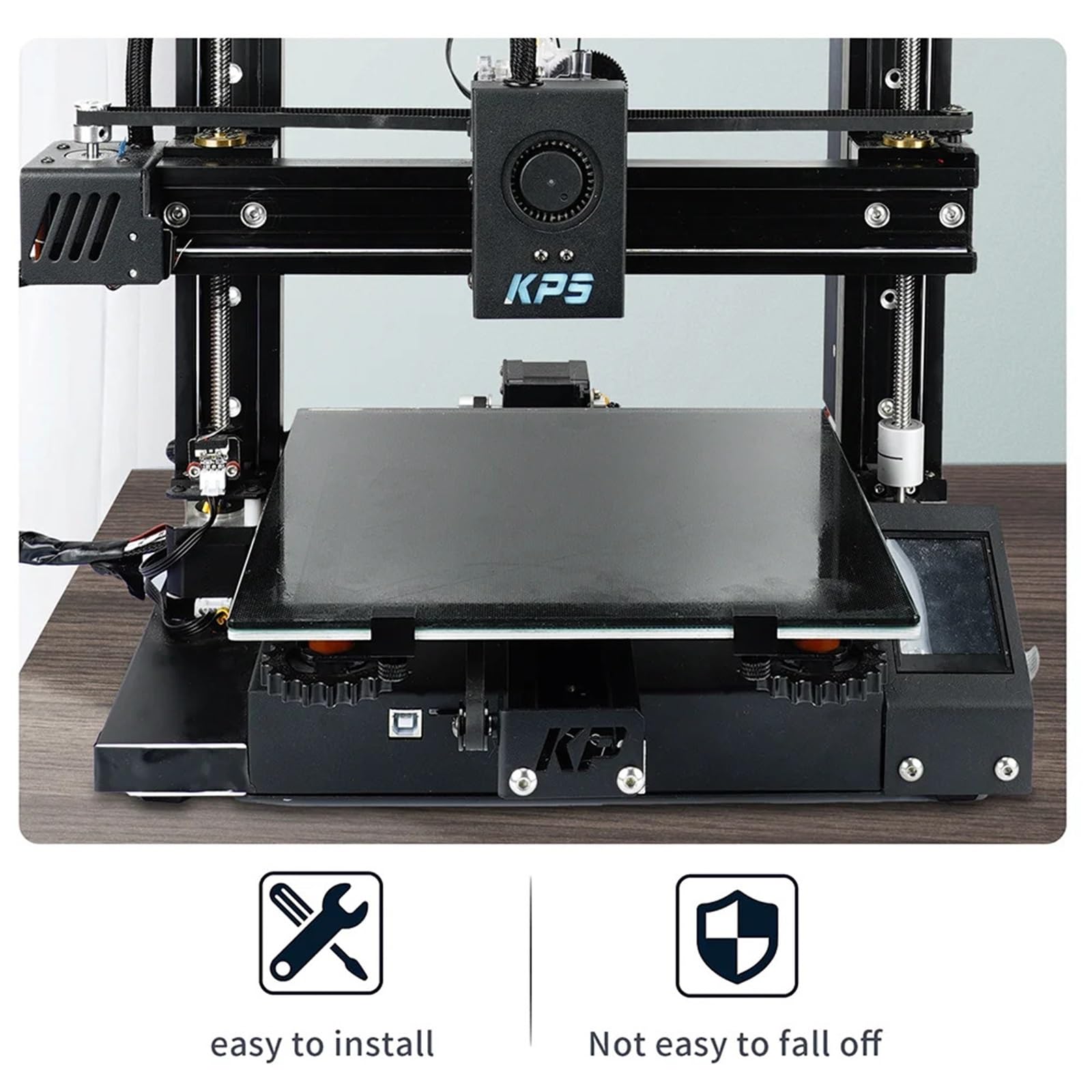 8 Stück Glas-Heizbett-Clips, verstellbar, für Ender 3/Pro/V2/3S, für Ender 5/CR-10, CR-20 PRO, CR-10S Pro 3D-Drucker, feste Clips