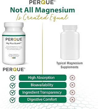 PERQUE Mg Plus Guard 180 Vegetable Capsules
