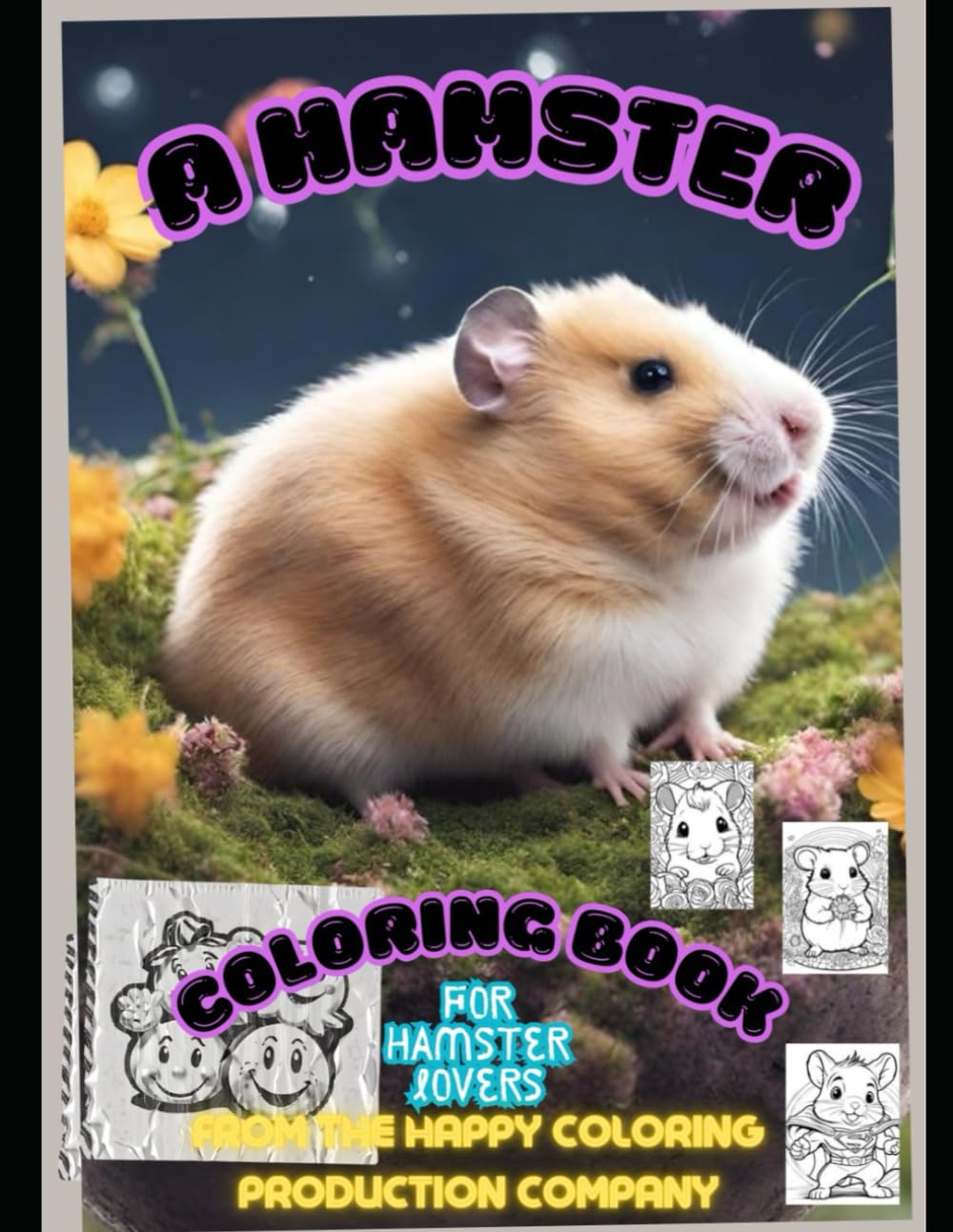 Hamster coloring book: For hamster lovers