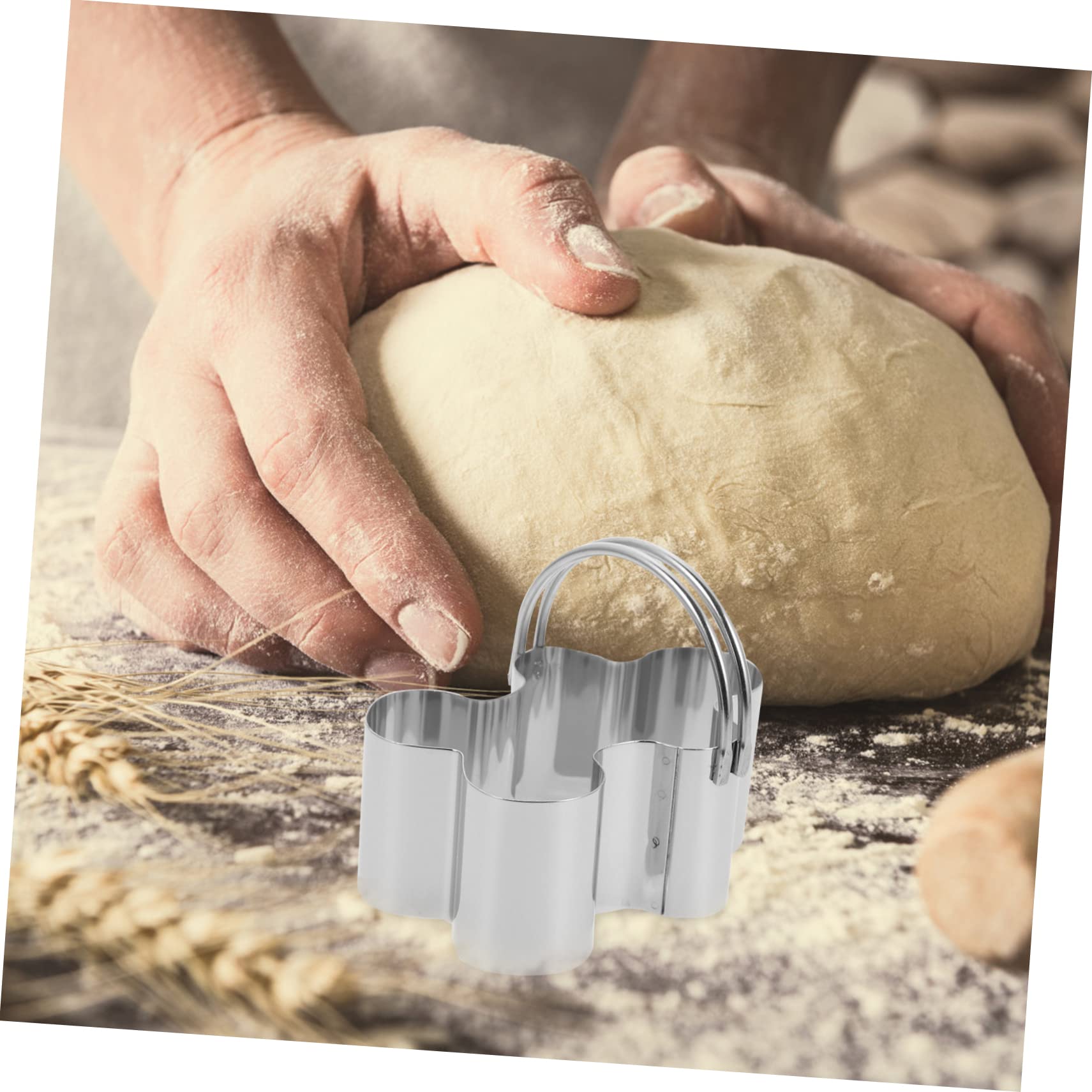 TOPBATHY 15 Stk 5-teiliges Set Mousse-Ringe Gebäckschneider Girlscoutkekse Ingwerkekse Muffin küchenmaschiene kochgeschirr schöner Keksausstecher Formen von Ausstechformen Rostfreier Stahl