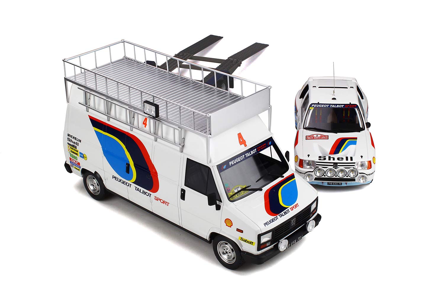 Peugeot 205 Turbo 16 de Vatanen à Monte Carlo en 1985