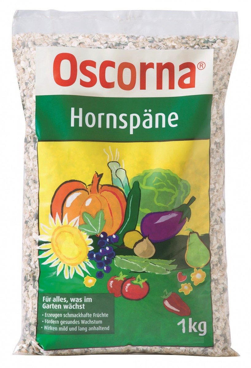 Oscorna Hornspäne – natürlicher Stickstoffdünger organischer Herkunft, 1 kg